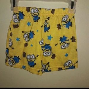 Minion boy's 3T pajama shorts